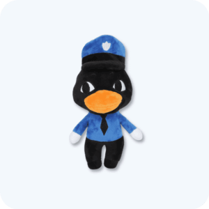 Cute Officer Duckman Animal Hospital Plush